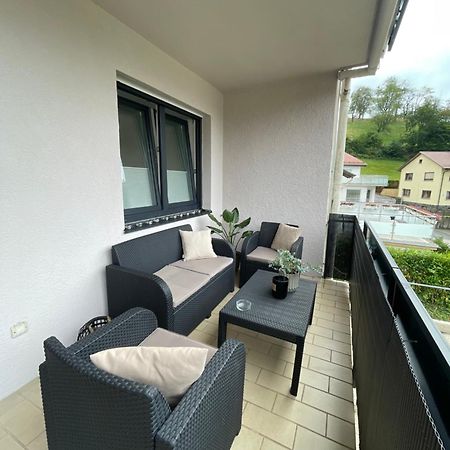 Ferienwohnung Am Felsenmeer Lautertal  Eksteriør billede
